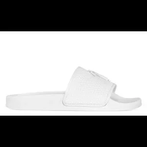giuseppe zanotti BNIB white  geometric leather logo sandals Giuseppe Zanotti Crystal Jewel Thin Strap Leather Sandals  main image 4